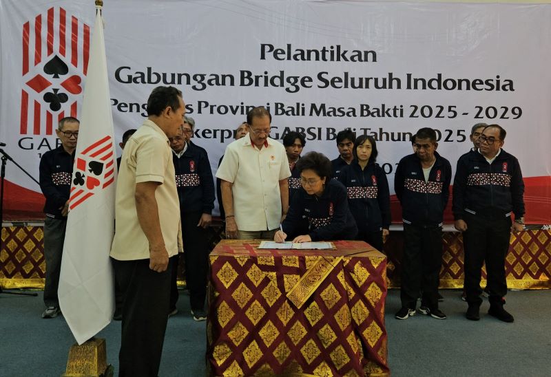 Pengprov Gabsi Bali Dilantik Ketua KONI Bali