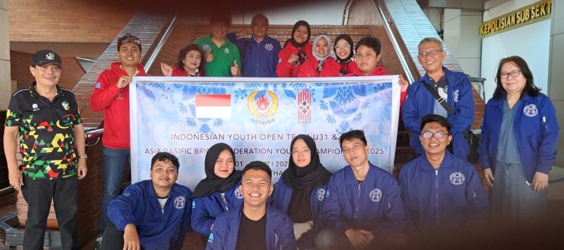 Timnas Bridge Indonesia Menuju The 25th APBF Youth Championships 2025