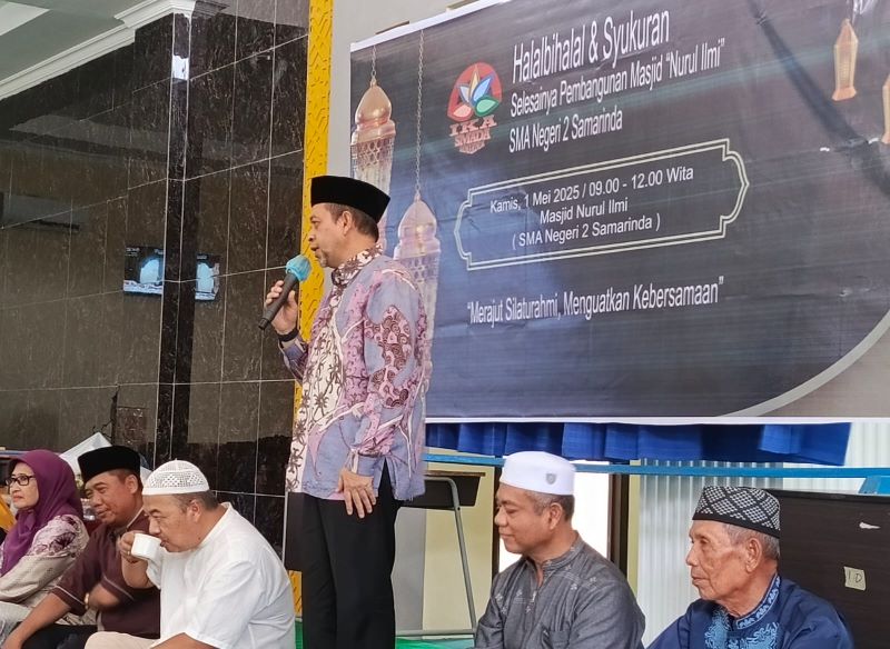 Ika Smada Samarinda Gelar Halalbihalal dan Syukuran Pembangunan Masjid Nurul Ilmi