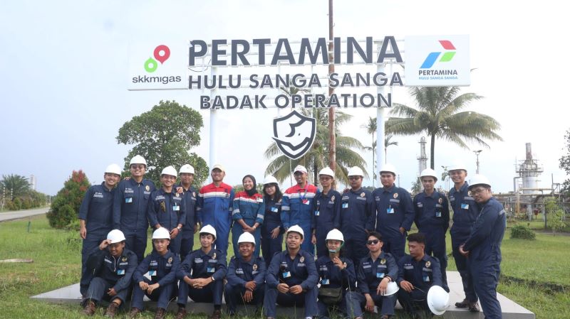 PT Pertamina Hulu Sanga Sanga Terima Kunjungan Mahasiswa STT Migas Balikpapan
