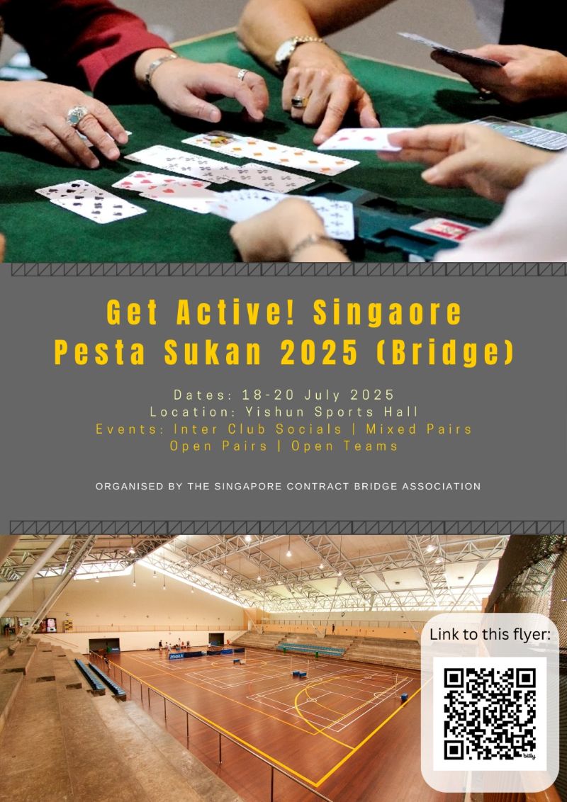 Bridge Resmi Dipertandingkan pada Pesta Sukan Singapura 2025