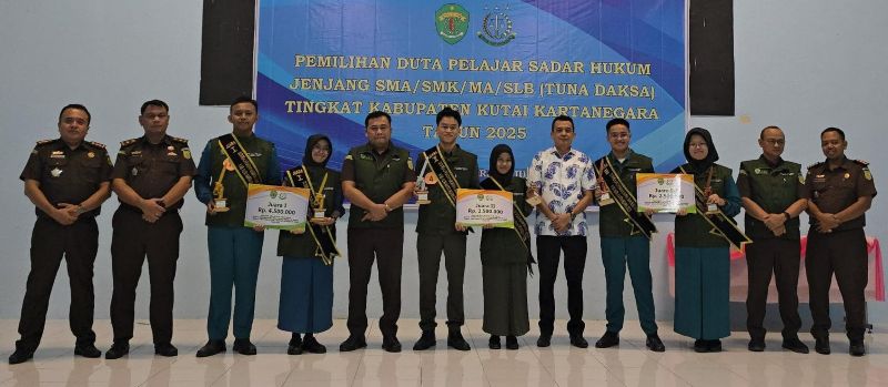 SMAN 3 Unggulan Tenggarong Dominasi Pemilihan Duta Pelajar Sadar Hukum 2025 di Kukar