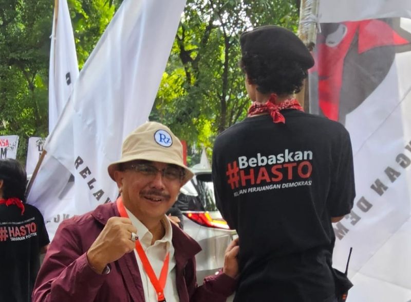 Hasto dan Tom Lembong