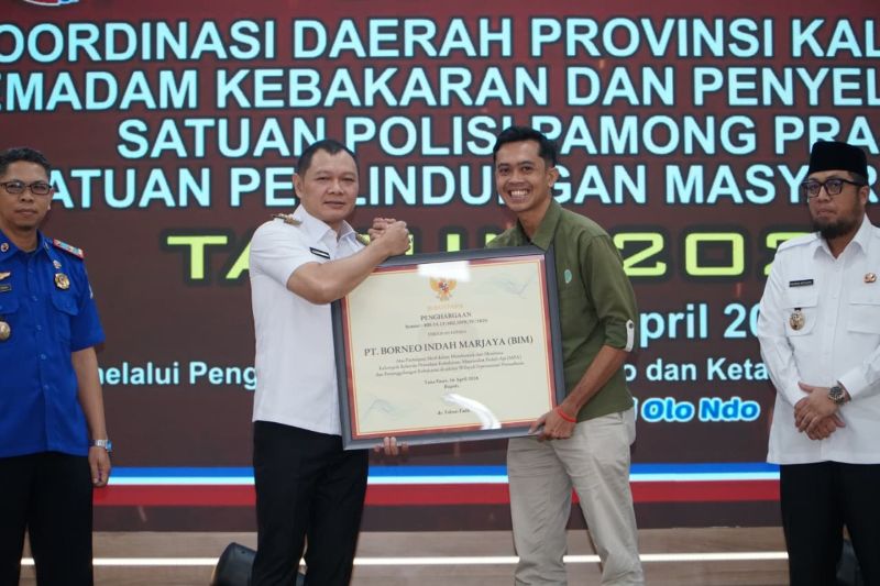 PT BIM Terima Penghargaan atas Peran Aktif dalam Pembinaan MPA dan Penanganan Kebakaran